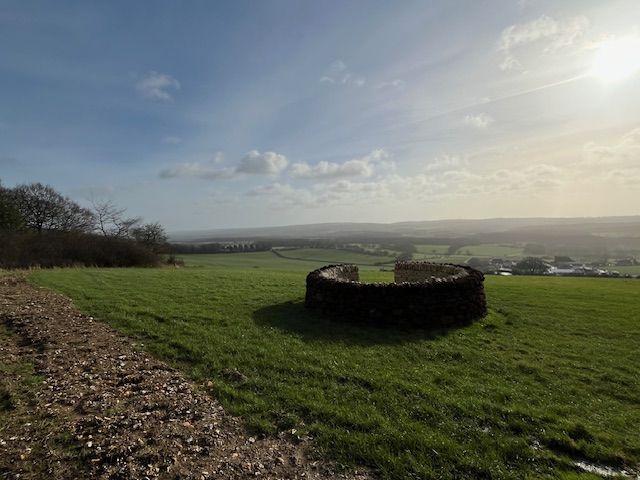 The view south from Titsey Brewery
